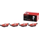 Purchase Top-Quality Rear Ceramic Pads by BREMBO - P06025N pa2