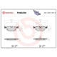 Purchase Top-Quality Rear Ceramic Pads by BREMBO - P06025N pa3