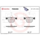 Purchase Top-Quality Rear Ceramic Pads by BREMBO - P06026N pa3