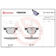 Purchase Top-Quality Rear Ceramic Pads by BREMBO - P06033N pa3