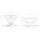 Purchase Top-Quality Rear Ceramic Pads by BREMBO - P06038N pa2