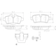Purchase Top-Quality Rear Ceramic Pads by BREMBO - P06052N pa2