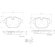 Purchase Top-Quality Rear Ceramic Pads by BREMBO - P06064N pa2