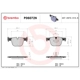 Purchase Top-Quality Rear Ceramic Pads by BREMBO - P06072N pa2