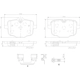 Purchase Top-Quality Rear Ceramic Pads by BREMBO - P06101N pa3