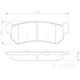 Purchase Top-Quality Rear Ceramic Pads by BREMBO - P10001N pa1