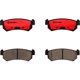 Purchase Top-Quality Rear Ceramic Pads by BREMBO - P10001N pa3
