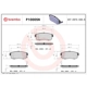 Purchase Top-Quality Rear Ceramic Pads by BREMBO - P10005N pa2