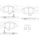 Purchase Top-Quality Rear Ceramic Pads by BREMBO - P10035N pa2