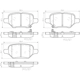 Purchase Top-Quality Rear Ceramic Pads by BREMBO - P10079N pa1