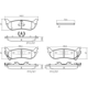 Purchase Top-Quality Rear Ceramic Pads by BREMBO - P11029N pa3