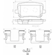 Purchase Top-Quality Rear Ceramic Pads by BREMBO - P18038N pa2