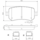 Purchase Top-Quality Rear Ceramic Pads by BREMBO - P24080N pa2