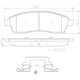 Purchase Top-Quality Rear Ceramic Pads by BREMBO - P24107N pa3