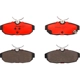 Purchase Top-Quality Rear Ceramic Pads by BREMBO - P24184N pa1