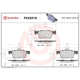 Purchase Top-Quality Rear Ceramic Pads by BREMBO - P24201N pa3