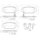 Purchase Top-Quality Rear Ceramic Pads by BREMBO - P30105N pa3