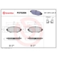 Purchase Top-Quality Rear Ceramic Pads by BREMBO - P37026N pa1