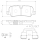 Purchase Top-Quality Rear Ceramic Pads by BREMBO - P44013N pa2