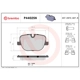 Purchase Top-Quality Rear Ceramic Pads by BREMBO - P44025N pa3