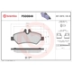 Purchase Top-Quality Rear Ceramic Pads by BREMBO - P50084N pa3