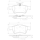Purchase Top-Quality Rear Ceramic Pads by BREMBO - P59042N pa2