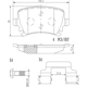 Purchase Top-Quality Rear Ceramic Pads by BREMBO - P85095N pa1