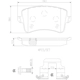 Purchase Top-Quality Rear Ceramic Pads by BREMBO - P85099N pa2