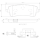 Purchase Top-Quality Rear Ceramic Pads by BREMBO - P85099N pa4