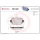 Purchase Top-Quality Rear Ceramic Pads by BREMBO - P85140N pa2