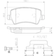 Purchase Top-Quality Rear Ceramic Pads by BREMBO - P86021N pa2