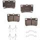 Purchase Top-Quality BREMSEN - BCD1113 - Rear Ceramic Pads pa1