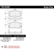 Purchase Top-Quality Plaquette arrière en céramique par CENTRIC PARTS - 103.05400 pa2