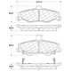 Purchase Top-Quality Rear Ceramic Pads by CENTRIC PARTS - 103.07500 pa2