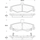 Purchase Top-Quality Plaquette arrière en céramique par CENTRIC PARTS - 103.07500 pa3