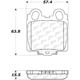 Purchase Top-Quality Rear Ceramic Pads by CENTRIC PARTS - 103.07710 pa2