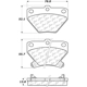 Purchase Top-Quality Rear Ceramic Pads by CENTRIC PARTS - 103.08230 pa1