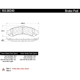 Purchase Top-Quality Plaquette arrière en céramique par CENTRIC PARTS - 103.08340 pa1
