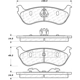 Purchase Top-Quality Plaquette arrière en céramique by CENTRIC PARTS - 103.08810 pa6