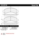 Purchase Top-Quality Plaquette arrière en céramique par CENTRIC PARTS - 103.09740 pa2