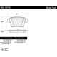 Purchase Top-Quality Plaquette arrière en céramique par CENTRIC PARTS - 103.10710 pa2