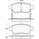 Purchase Top-Quality Rear Ceramic Pads by CENTRIC PARTS - 103.10880 pa3