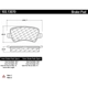Purchase Top-Quality Plaquette arrière en céramique par CENTRIC PARTS - 103.13070 pa1