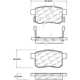 Purchase Top-Quality Rear Ceramic Pads by CENTRIC PARTS - 103.14510 pa1