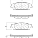 Purchase Top-Quality CENTRIC PARTS - 103.17070 - Rear Ceramic Pads pa5