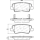 Purchase Top-Quality Rear Ceramic Pads by CENTRIC PARTS - 103.18120 pa3