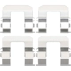 Purchase Top-Quality Rear Ceramic Pads by DURAGO - BP1275C pa6