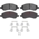 Purchase Top-Quality Rear Ceramic Pads by DURAGO - BP866C pa3