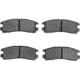 Purchase Top-Quality Rear Ceramic Pads by DYNAMIC FRICTION COMPANY - 1551-0383-00 pa8
