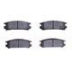 Purchase Top-Quality Rear Ceramic Pads by DYNAMIC FRICTION COMPANY - 1551-0471-00 pa8